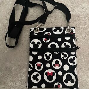 Disney Black and White Crossbody Bag
